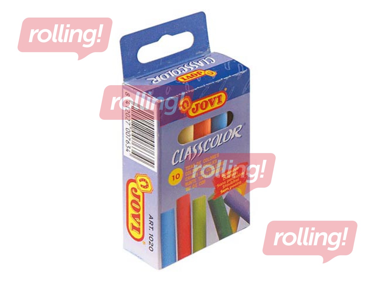 Chalks for boards Jovi, colorful, 10 pcs.