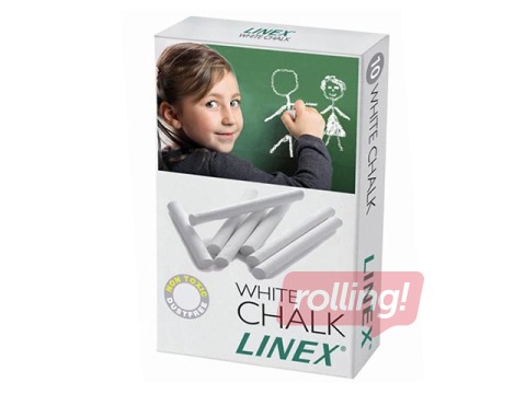 White chalk Linex, 10 pcs.