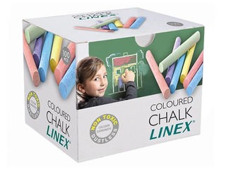 Coloured chalk Linex, 100 pcs.