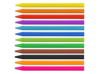 Plastipastel Milan, triangular, 12 colours