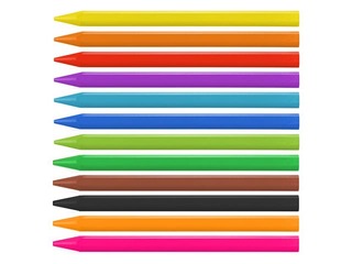 Vaska krītiņi Milan Plastipastel, 12 krāsas