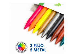 Plastipastel Milan, round, 24 colours