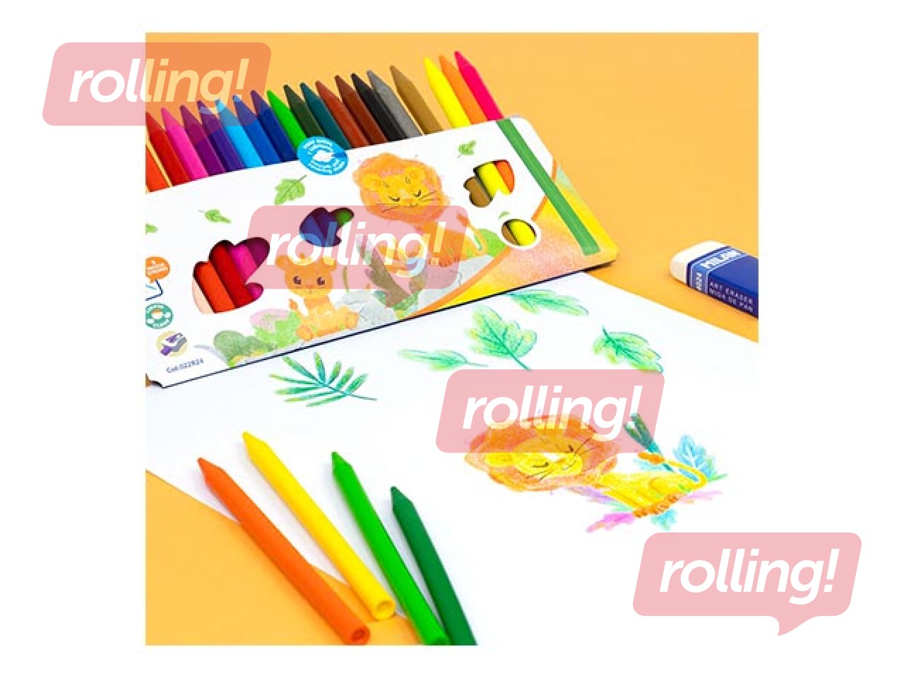 Plastipastel Milan, round, 24 colours