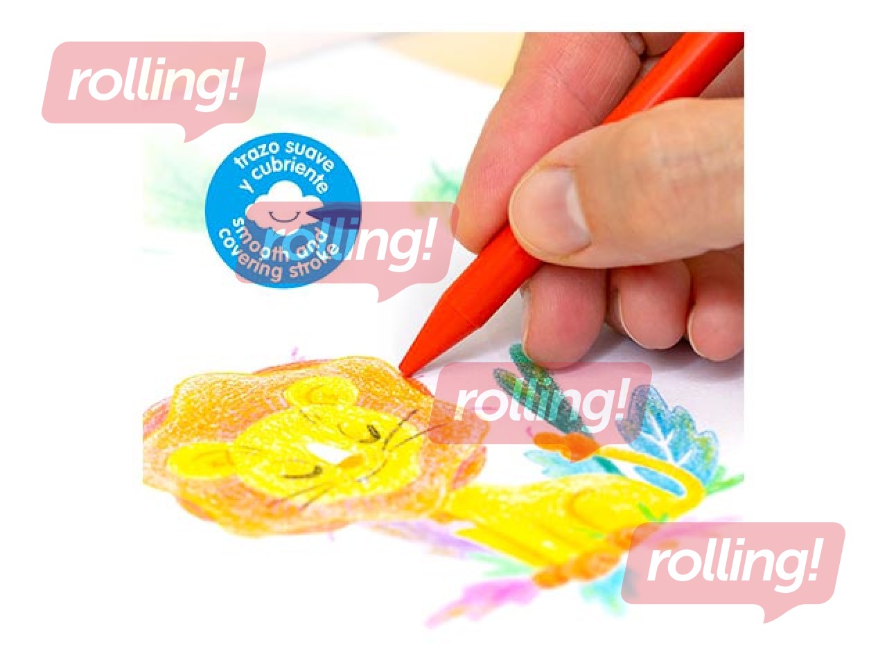 Восковые мелки Milan Plastipastel, 24 цвета