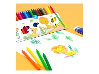 Восковые мелки Milan Plastipastel, 24 цвета