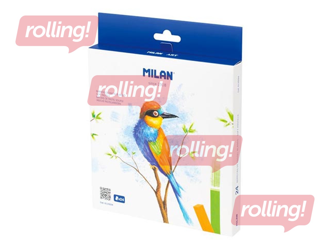 Pasteļkrītiņi mīkstie Milan Art, 24 krāsas