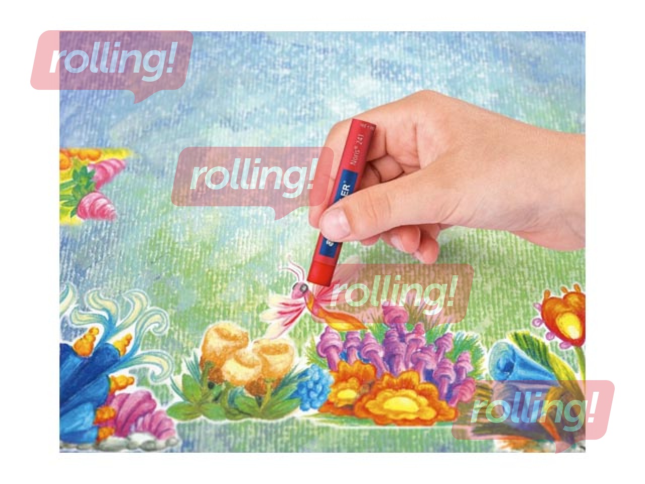 Eļļas krītiņi Oil Pastels Staedtler, 16 krāsas