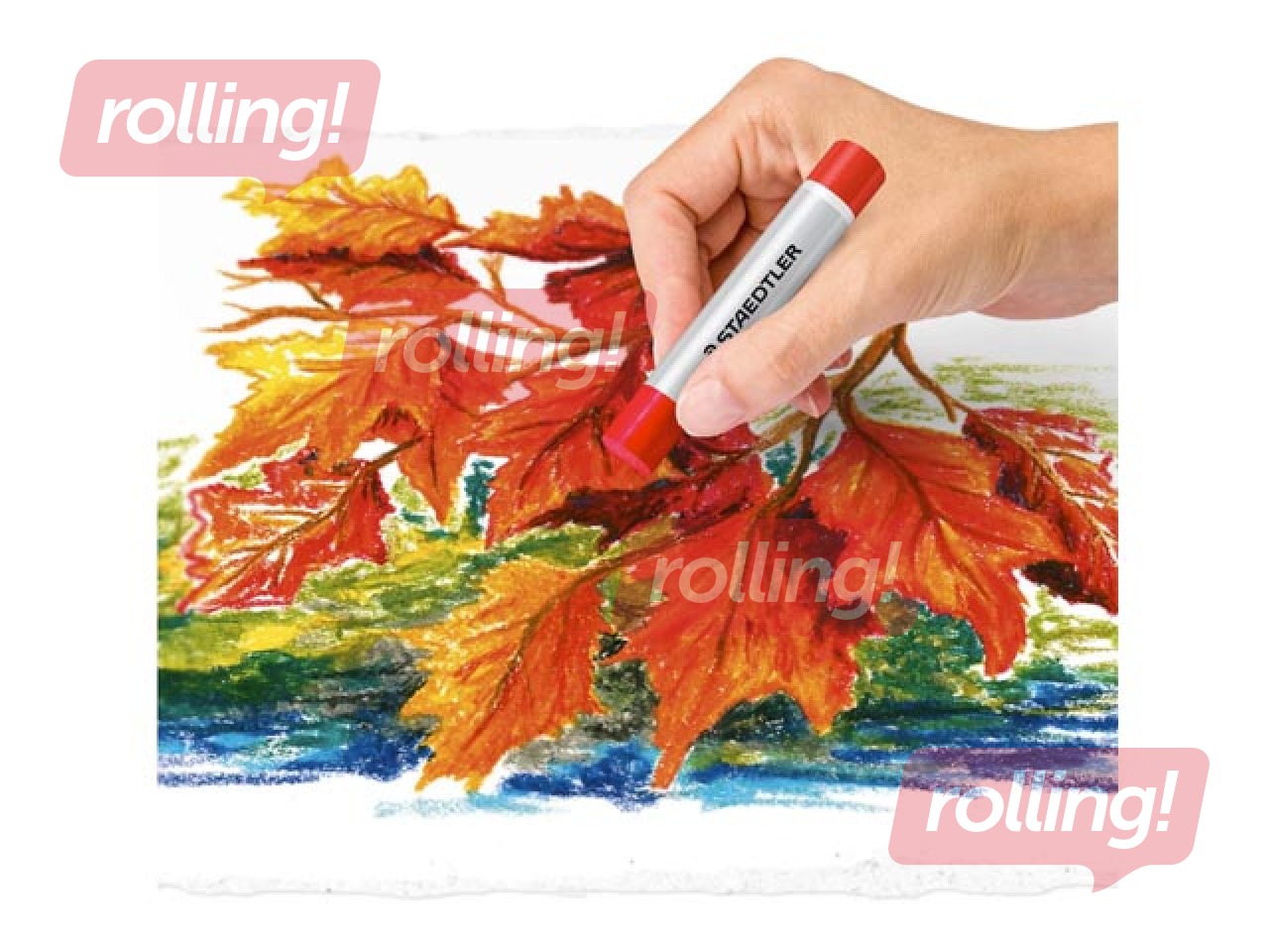 SALE Õlipastellkriidid Staedtler 2420, 24 värvi