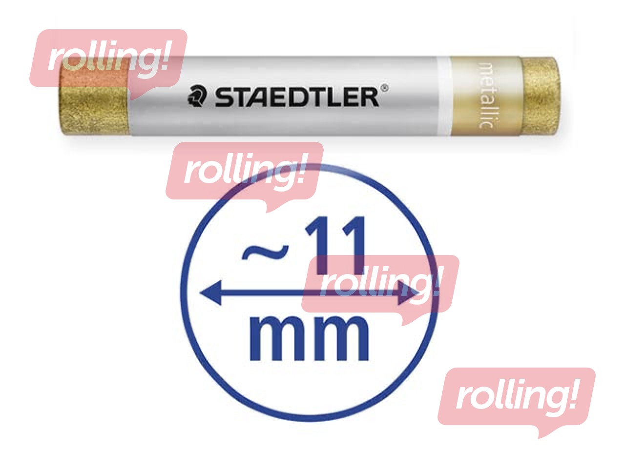HOTPR Rasvakriidid Staedtler 2420M, 6 metallikvärvi