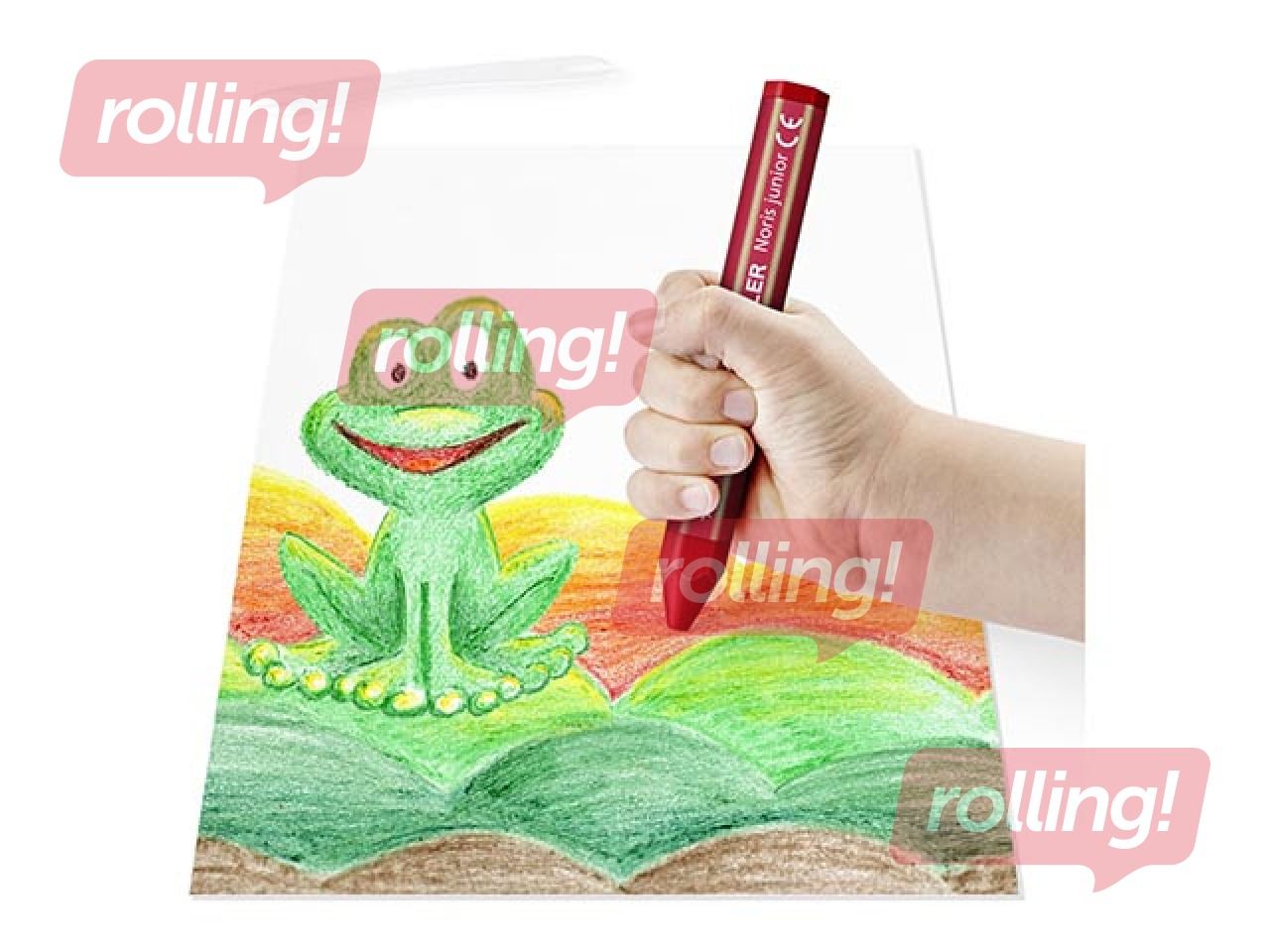 Vaska krītiņi Noris junior Staedtler 224, 12 krāsas