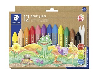 Восковые мелки Noris Junior Staedtler 224, 12 цветов