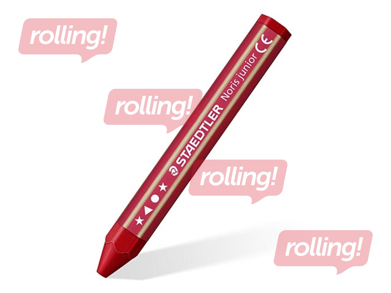 Wax crayon Noris junior Staedtler 224, 12 colours
