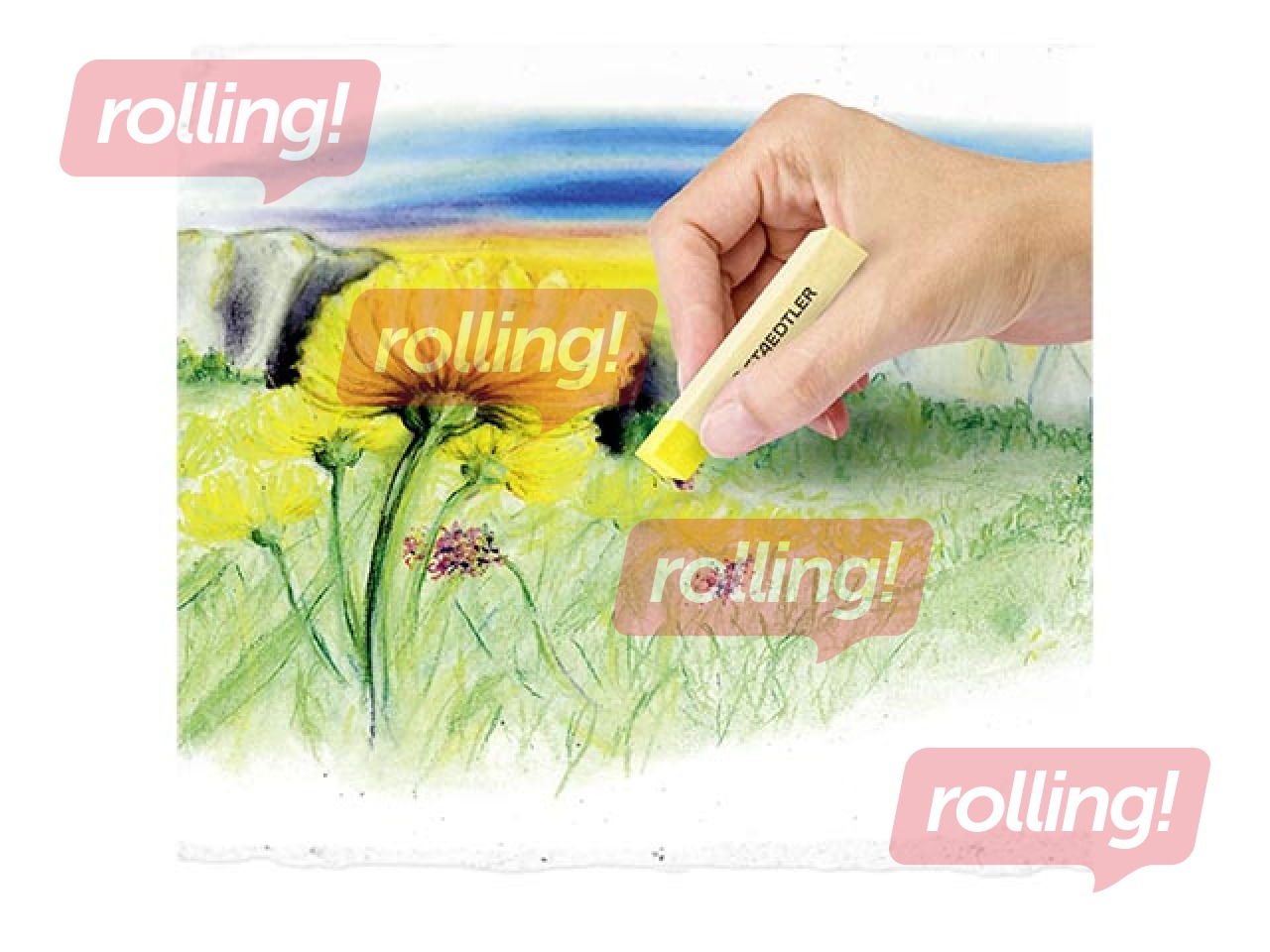 Pastel soft chalks Staedtler 2430, 48 colours