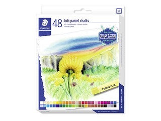 SALE Pastelsed pehmed kriidid Staedtler 2430, 48 värvi