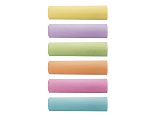 Krīts asfaltam Milan Maxi, 20 gab., krāsaini