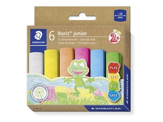 Sidewalk chalks Staedtler junior 2365, 6 pcs., assorted colours