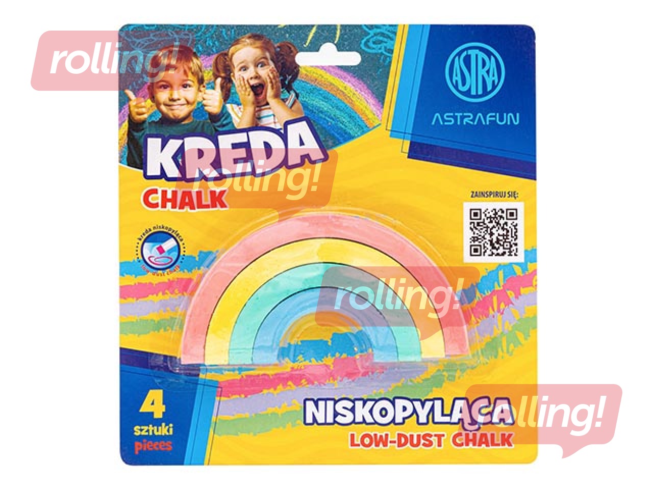 Krīts asfaltam Astra 4. gab, krāsaini