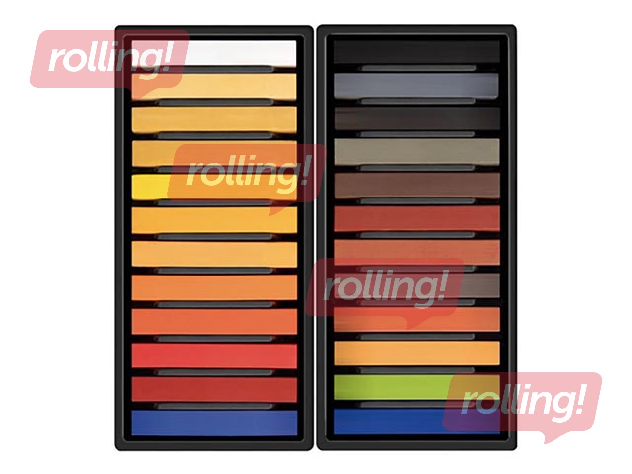 Pehmed pastellkriidid Milan Art, portree, 24 tk