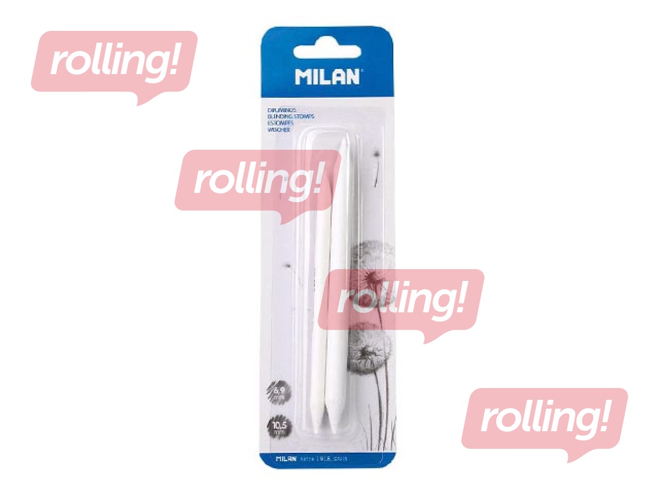 Pludināšanas - ēnošanas kociņi Milan, 2 gab.