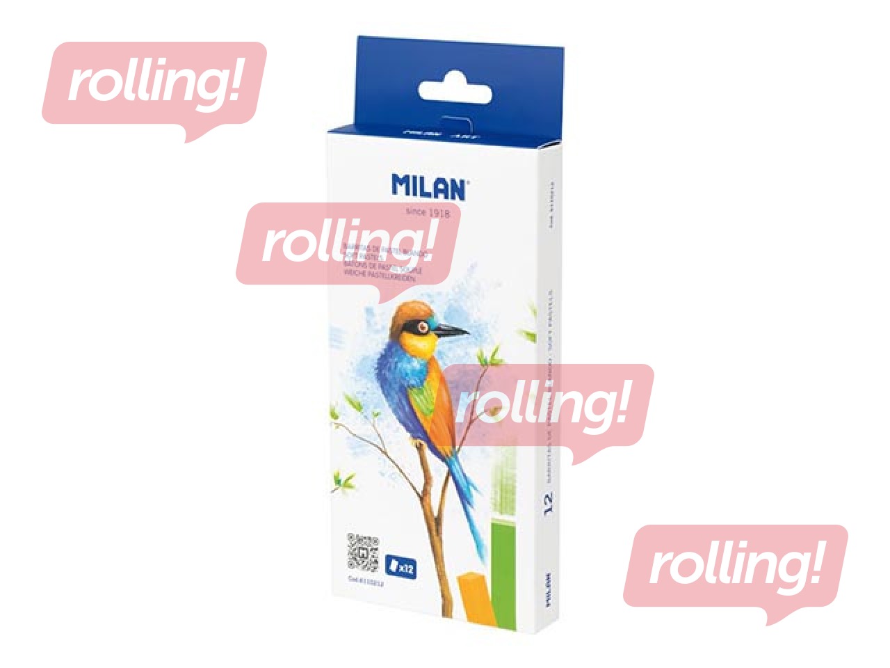 Пастельные мелки Мilan Art, 12 цвета