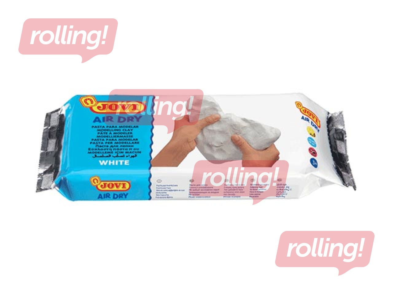 Modeling paste Jovi, white, 0.5 kg