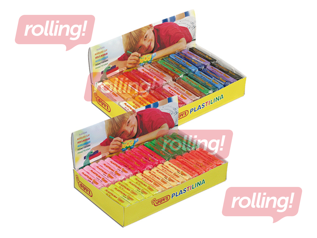 Plastilīns Jovi, pamatkrāsas, 50g x 30 gab.