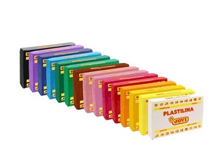 Plasticine Jovi, 350g, red color