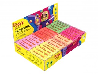 Plastilina Display box Jovi, fluo, 50g x 30 pcs