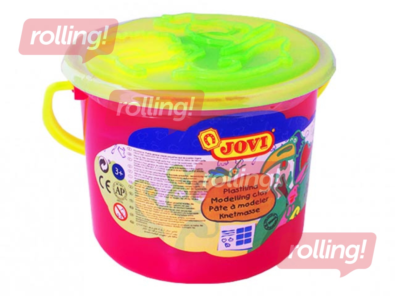 Plastilīna un formiņu komplekts Jovi, spainītī