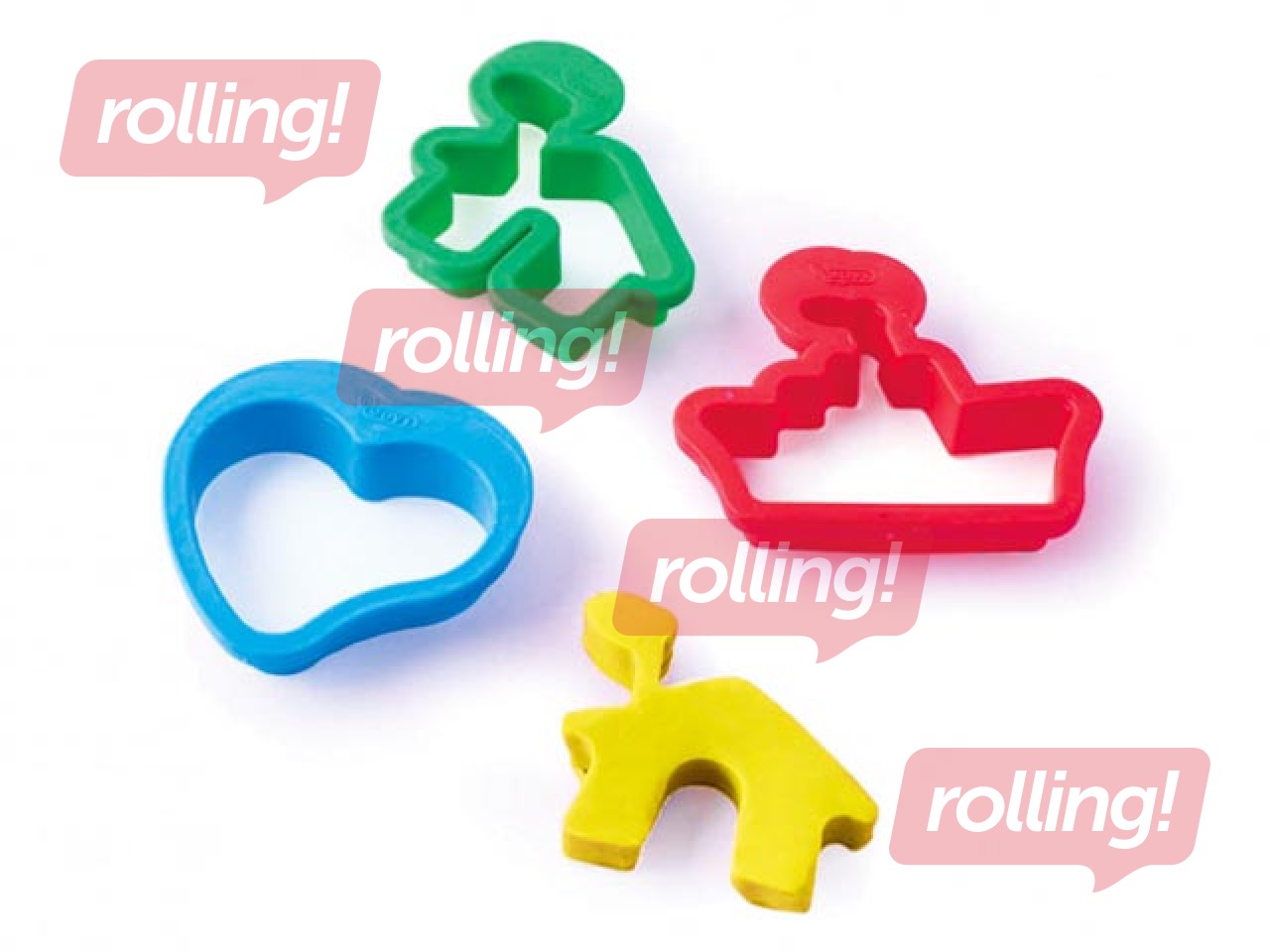 Plastilīna un formiņu komplekts Jovi, spainītī