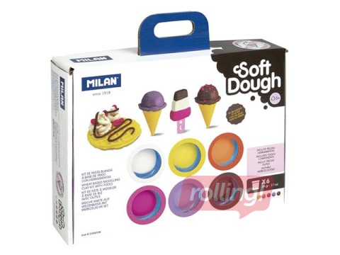 Plastilīna - modelēšanas masas komplekts Milan, 