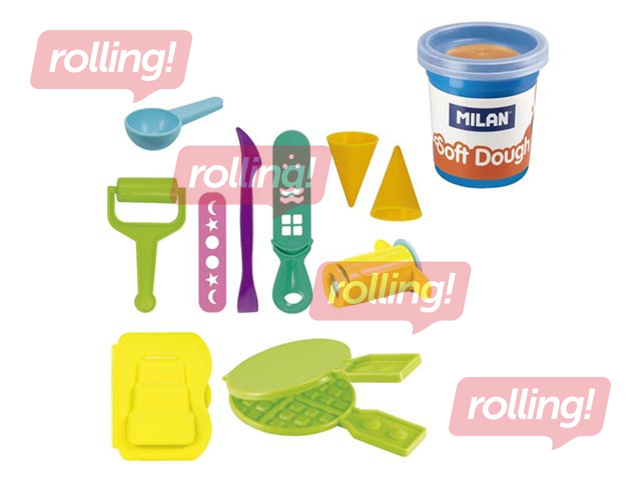 Plastilīna - modelēšanas masas komplekts Milan, 