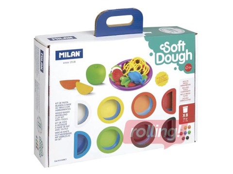 Plastilīna - modelēšanas masas komplekts Milan, 