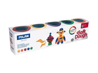 Soft Dough komplekt Milan, 5 sädelevat värvi