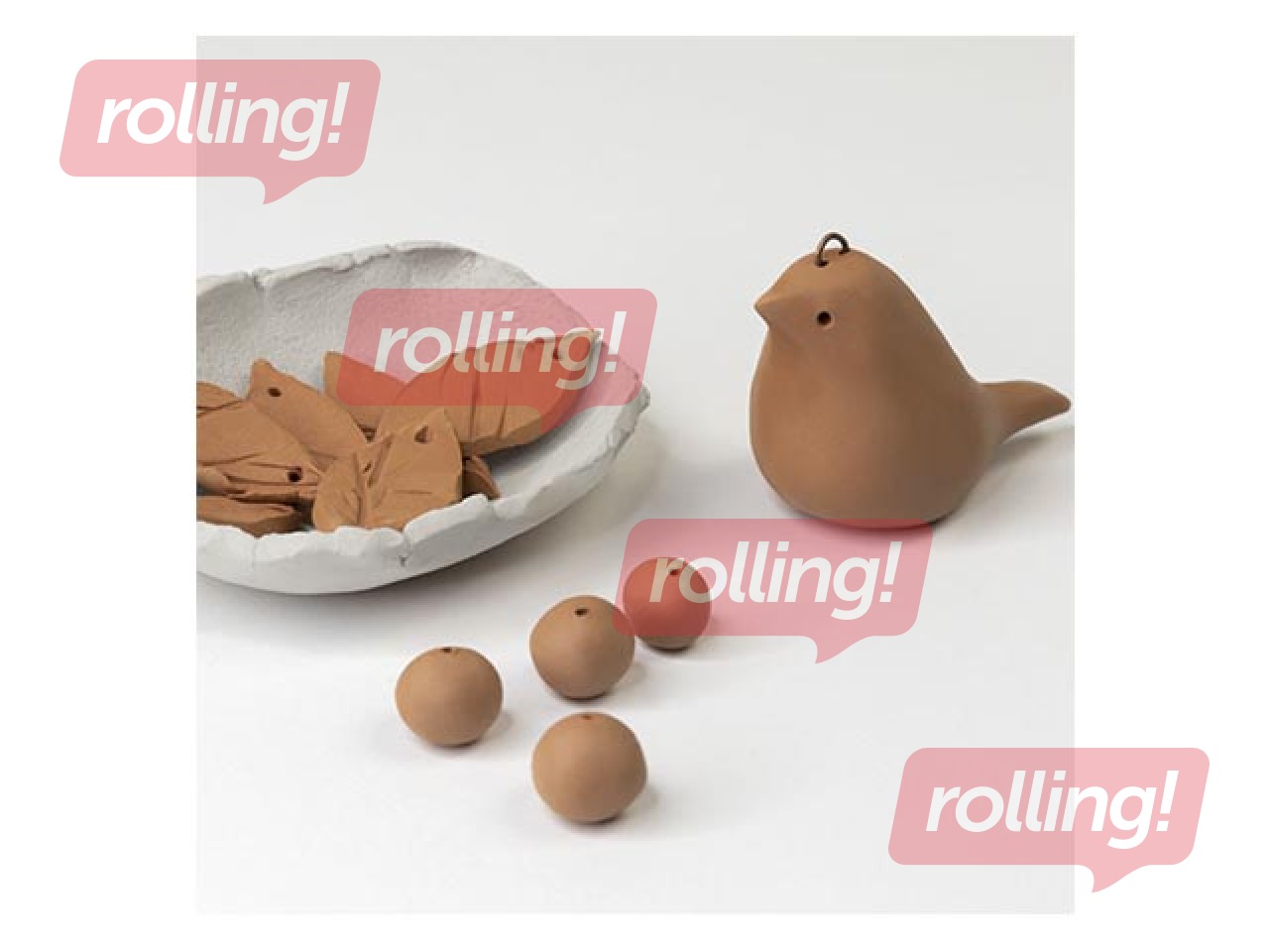 Veidošanas māls Milan, brūns, 400g