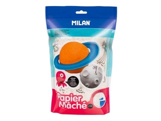 Papier-mâché pulber, valge, 200 g