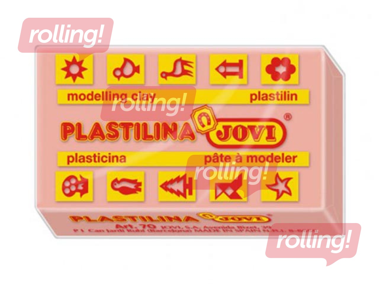 Plasticine Jovi, 50g, beige