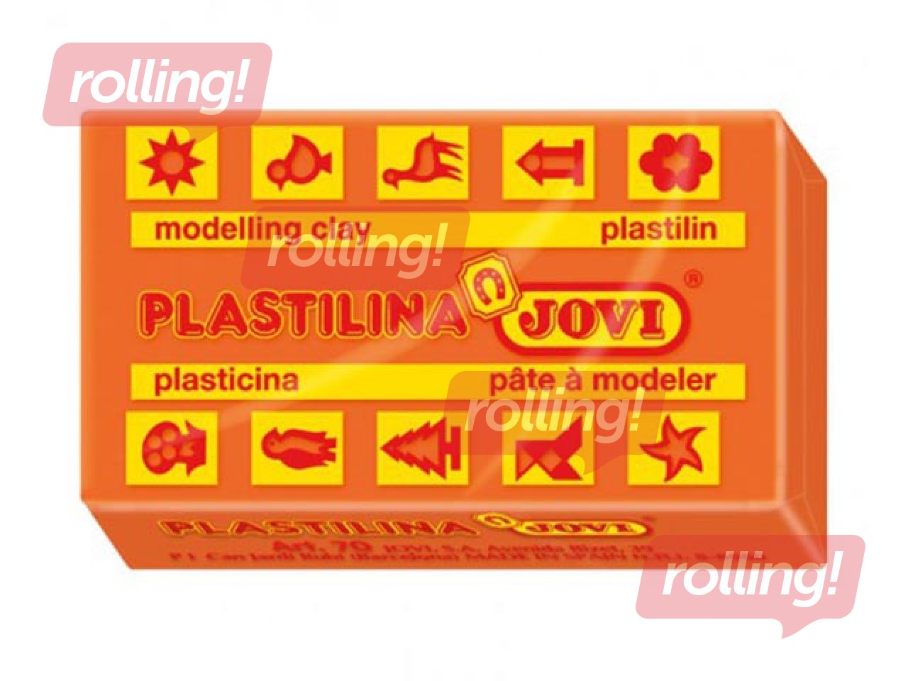Plasticine Jovi, 50g, orange