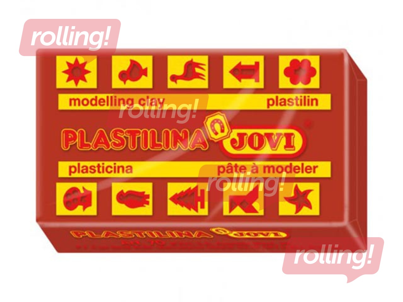 Plastiliin Jovi, 50 g.pruun