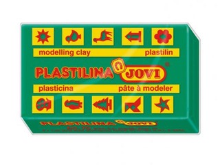 Plasticine Jovi, 50g, dark green