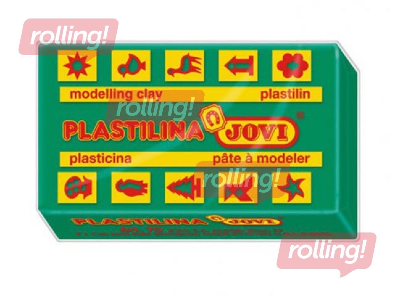 Plastilīns Jovi, 50g, tumši zaļa krāsa