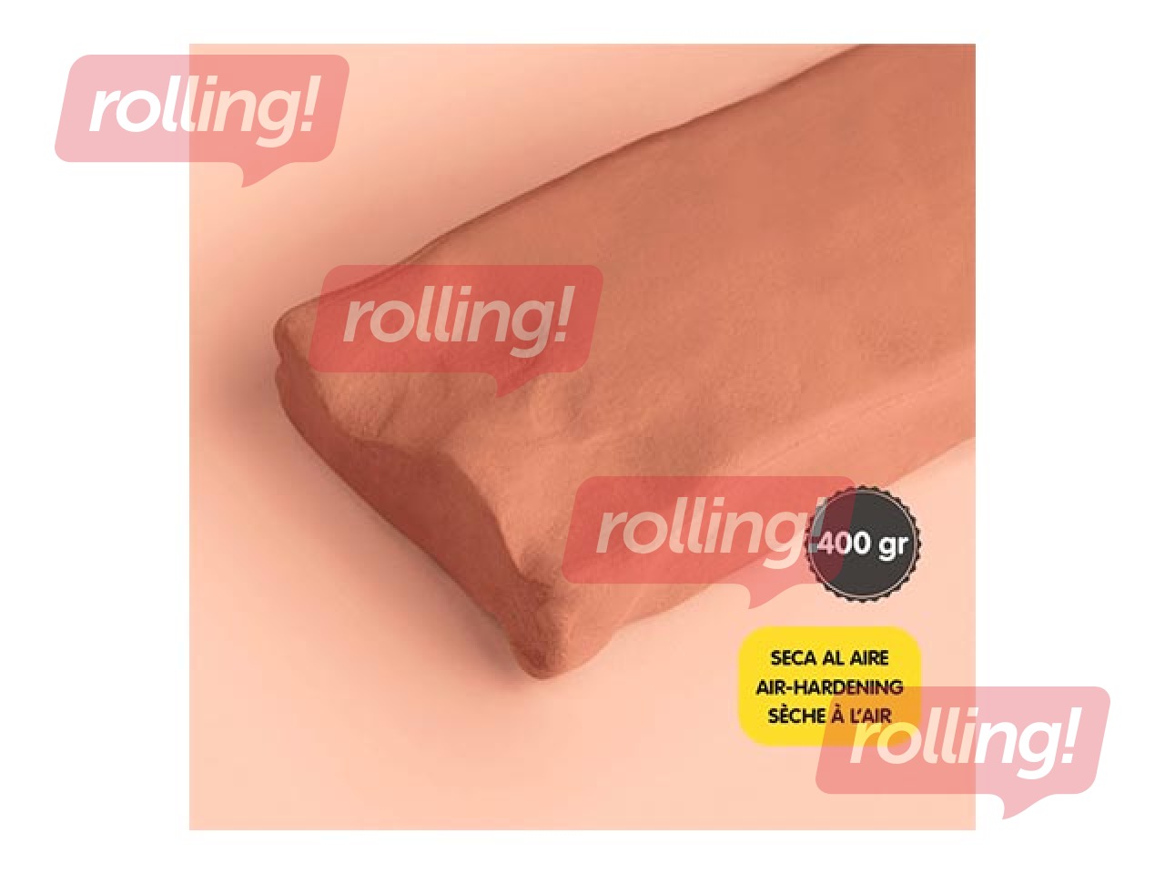 Õhuga kuivav modelleerimissavi Milan, terrakota, 400 g