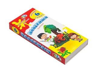 Plastiliin Gamma modelleerimisvahendiga, 6 värvi