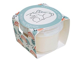 Пластилин - масa для лепки Mīci, 120g, белый цвет