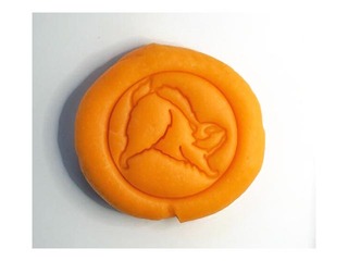 Plastilīns - modelēšanas masa Mīci, 120g, oranža krāsa