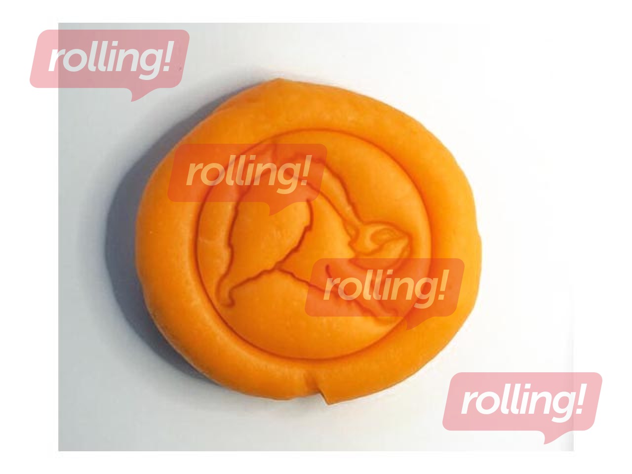 Plastilīns - modelēšanas masa Mīci, 120g, oranža krāsa