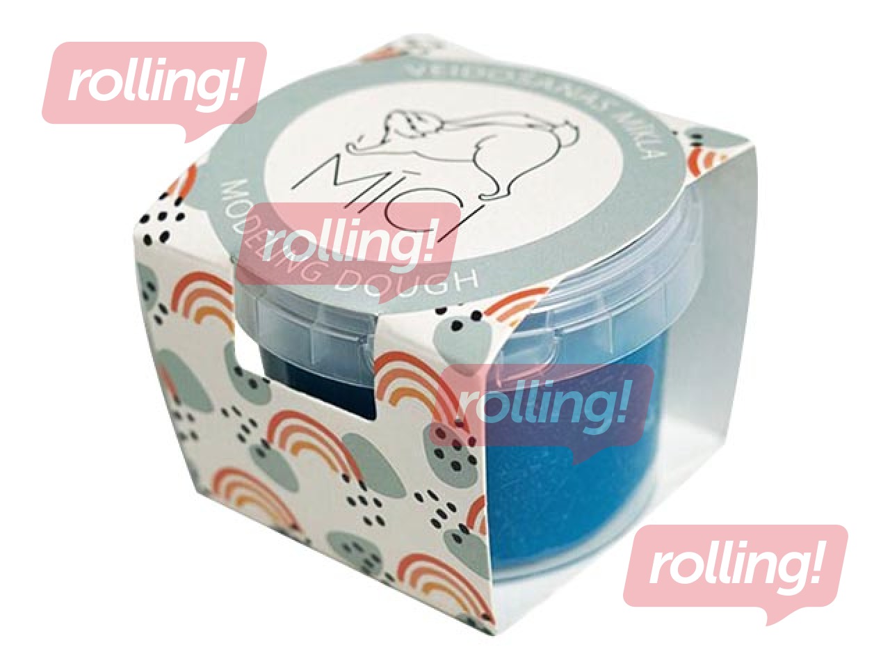 Plastilīns - modelēšanas masa Mīci, 120g, zila krāsa