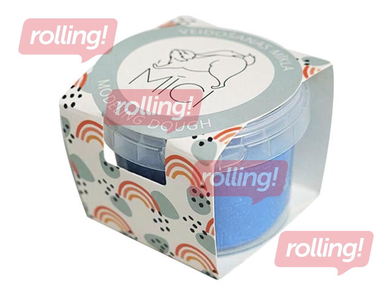 Plastilīns - modelēšanas masa Mīci, 120g, gaiši zila krāsa