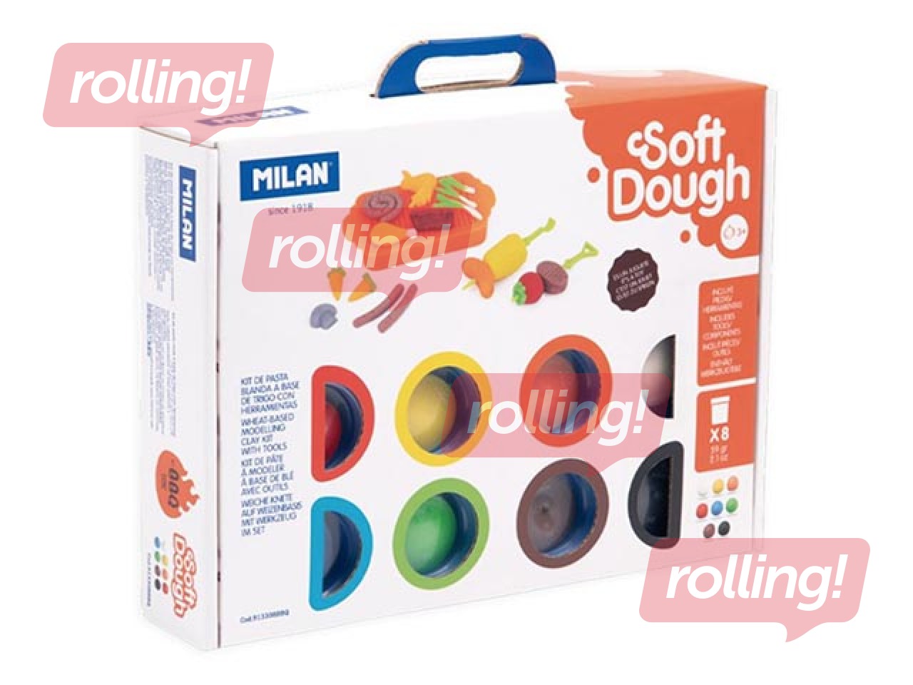 Plastilīna - modelēšanas masas komplekts Milan Barbecue