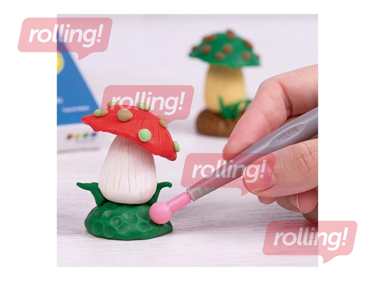 Plastilīns Milan, 12 krāsas